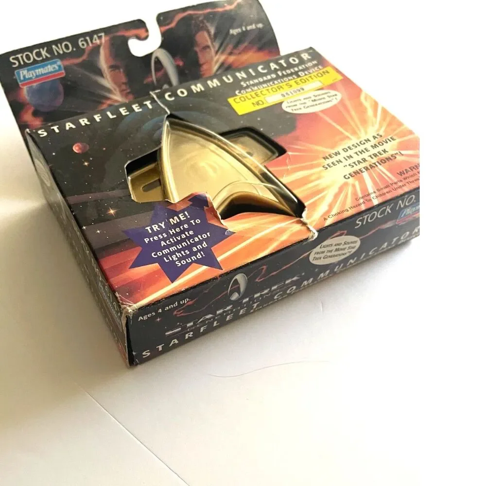 Vintage Starfleet Communicator Star Trek Generations TNG Y2K 1994 Playmates